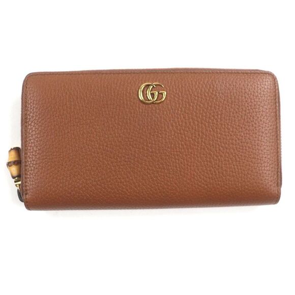 Gucci Bamboo Leather Wallet - Picture 1 of 10